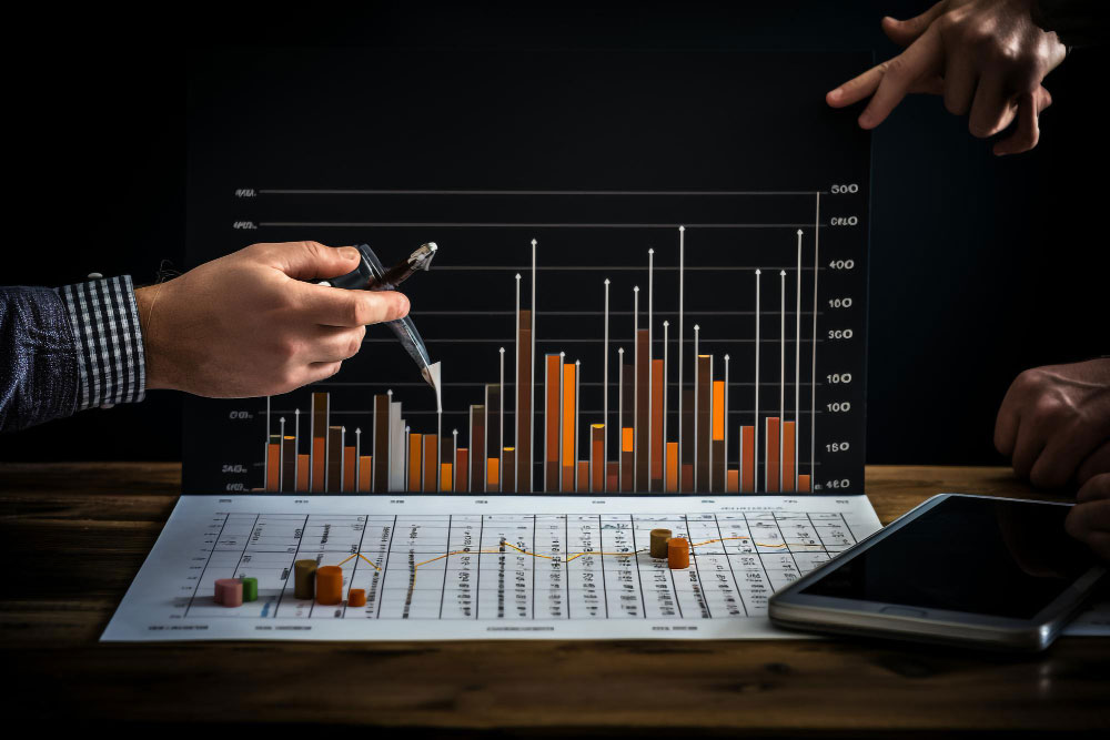 Quarterly distribution schedule visualization